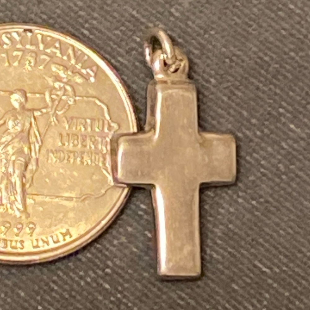 Sterling Silver Box Cross